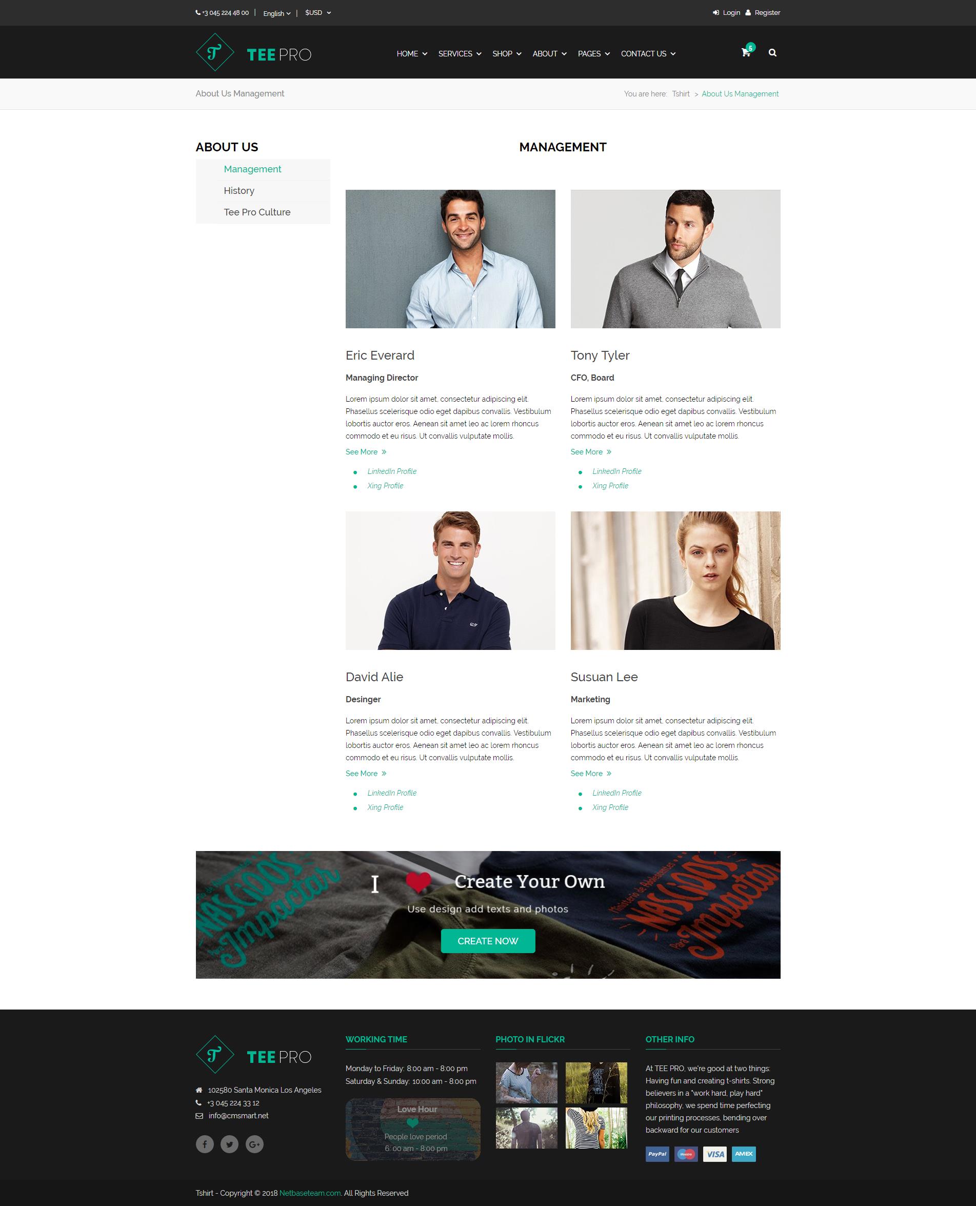 TEEPRO Woocommerce Custom T Shirt Designer WordPress Theme by